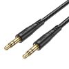 HOCO kabel AUX Jack 3,5 mm (férfi) to Jack 3,5 mm (férfi) UPA24 1 m fekete