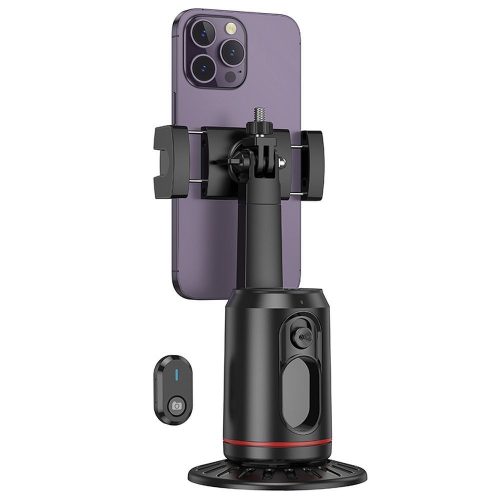 HOCO mobiltelefon tartó 360 fokos automatikus arckövetéssel K23 fekete