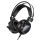 HOCO vezetékes fejhallgató USB A + Jack 3,5 mm mikrofonnal gaming W110 2 m fekete