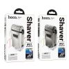 HOCO zinc alloy double razor shaver IPX7 HP31 fém szürke