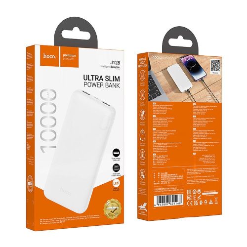 HOCO powerbank 10000 mAh 2A J128 white