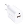 CELL F-ENERGY TFK-TC-35WPD utazó töltő Type C + USB A PD QC4.0 3A 35W fehér