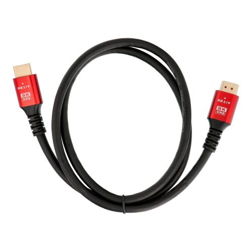Cable HDMI 2.1 Cable 8K 60Hz / 4K 120Hz – Ultra High Speed, HDR, eARC, VRR, 48Gbps 3 m black