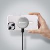 CELL F-ENERGY Smart Charge Qi2 15W vezeték nélküli töltő 150 cm-es leválasztható kábellel, MagSafe kompatibilis, ezüst