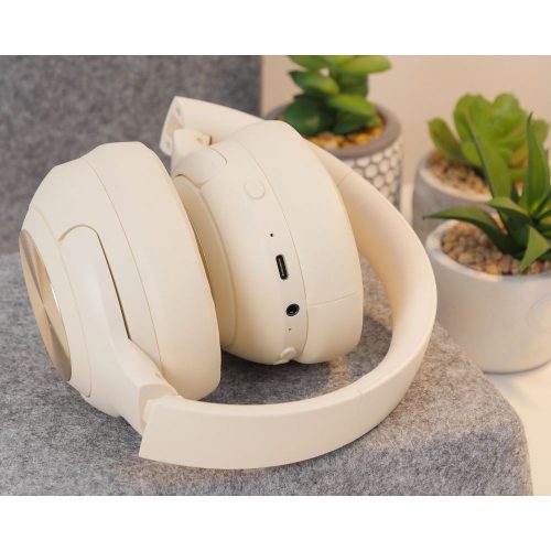 HOCO vezetéknélküli headphones bluetooth ANC W54 milky fehér