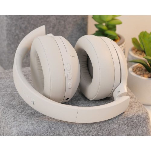 HOCO vezetéknélküli headphones bluetooth ANC W54 milky fehér