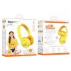 HOCO wireless headphones bluetooth for children W60 sun yellow