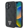 GUESS tok IPHONE 16 Plus GUHCP16MP4TDPK (PU bőr 4G Triangle Strass) fekete