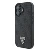 GUESS tok IPHONE 16 Plus GUHCP16MP4TDPK (PU bőr 4G Triangle Strass) fekete