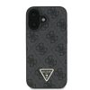GUESS tok IPHONE 16 Plus GUHCP16MP4TDPK (PU bőr 4G Triangle Strass) fekete
