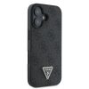GUESS tok IPHONE 16 Plus GUHCP16MP4TDPK (PU bőr 4G Triangle Strass) fekete