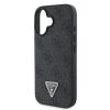 GUESS tok IPHONE 16 Plus GUHCP16MP4TDPK (PU bőr 4G Triangle Strass) fekete