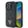 GUESS tok IPHONE 16 Pro Max-hoz GUHCP16XP4TDPK (PU Bőr 4G Háromszög Strassz) fekete