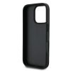 GUESS tok IPHONE 16 Pro Max-hoz GUHCP16XP4TDPK (PU Bőr 4G Háromszög Strassz) fekete