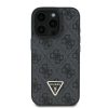 GUESS tok IPHONE 16 Pro Max-hoz GUHCP16XP4TDPK (PU Bőr 4G Háromszög Strassz) fekete