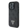 GUESS tok IPHONE 16 Pro Max-hoz GUHCP16XP4TDPK (PU Bőr 4G Háromszög Strassz) fekete