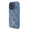 GUESS tok IPHONE 16 Pro Max-hoz GUHCP16XP4TDPB (PU bőr 4G háromszög strassz) kék