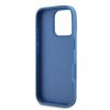 GUESS tok IPHONE 16 Pro Max-hoz GUHCP16XP4TDPB (PU bőr 4G háromszög strassz) kék