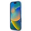 GUESS tok IPHONE 16 Pro Max-hoz GUHCP16XP4TDPB (PU bőr 4G háromszög strassz) kék