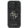 GUESS tok IPHONE 16 Pro GUHCP16L4GMGGR-hez (4G PU Nagy Logó) fekete
