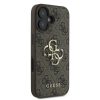 GUESS tok IPHONE 16 Plus GUHCP16M4GMGBR (4G PU Big Logo) barna színben