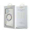 GUESS tok IPHONE 16-hoz, MagSafe kompatibilis GUHMP16SHFWFCK (IML Flowers Wreath) fekete