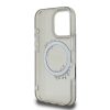 GUESS tok IPHONE 16 Pro-hoz, kompatibilis MagSafe-fel GUHMP16LHFWFCK (IML Flowers Wreath) fekete
