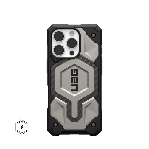 UAG Urban Armor Gear tok MONARCH PRO IPHONE 16 Pro titanium modellhez