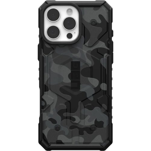 UAG Urban Armor Gear tok PATHFINDER SE kompatibilis a MagSafe-fel, IPHONE 16 Pro Max készülékhez éjféli álcázásban.