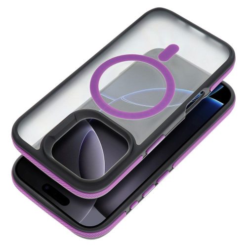 Tok NEO IPHONE 16 Pro tok, ami kompatibilis a MagSafe-fel, lila színben