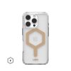 UAG Urban Armor Gear tok PLYO kompatibilis a MagSafe-fel az IPHONE 16 Pro jégtiszta / arany színben