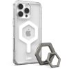 UAG Urban Armor Gear tok PLYO kompatibilis a MagSafe funkcióval és mágneses gyűrűtartóval IPHONE 16 Pro Max jég-fehér / titán