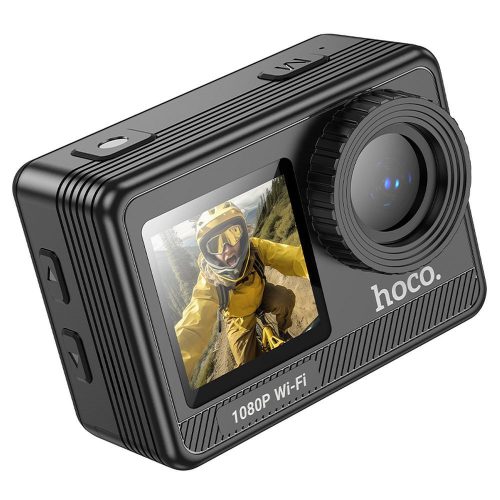 HOCO kétszínű kijelzős sportkamera DV103 fekete