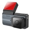 HOCO autós kamera kijelzővel 3,69" + hátsó kamera 2K GPS DV12 ezüstszürke