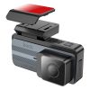 HOCO autós kamera kijelzővel 3,69" + hátsó kamera 2K GPS DV12 ezüstszürke