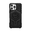 UAG Urban Armor Gear tok MONARCH PRO kompatibilis MagSafe és mágneses gyűrűs állvánnyal IPHONE 16 Pro Max-hoz karbon szál / fekete