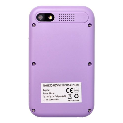 Gyerekeknek szánt gaming telefon IPS kijelzővel, 2,4" gombokkal KDC-0027A lila