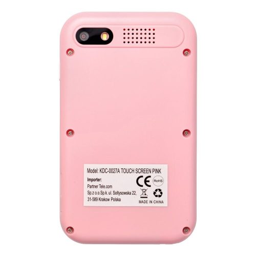 Gyerekeknek tervezett gaming telefon érintőképernyővel 2,8" KDC-0027A rózsaszín