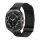 DUX DUCIS strap MILANESE rozsdamentes acél mágneses 47 mm fekete