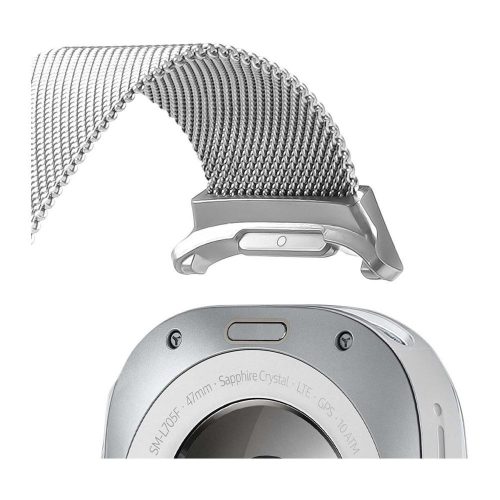 DUX DUCIS strap MILANESE rozsdamentes acél mágneses 47 mm ezüst
