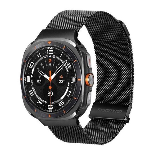 DUX DUCIS strap MIXTURE PRO nyújtható fonott szíj Samsung Watch 47 mm-hez, fekete