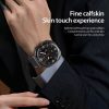 DUX DUCIS strap YA valódi bőr 47 mm fekete