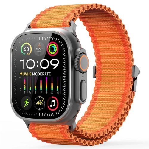 DUX DUCIS strap YC nylon az Apple Watch 38 / 40 / 41 / 42mm számára Narancssárga
