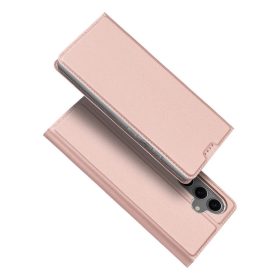   DUX DUCIS pénztárca tok SKIN PRO SAMSUNG S24 FE-hez rózsaszín