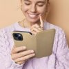 DUAL POCKET Könyv tok SAMSUNG S25 Ultra arany számára