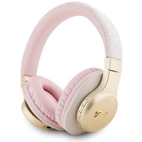 GUESS vezetéknélküli headphones bluetooth GUBH604GEMP (4G Script) rózsaszín