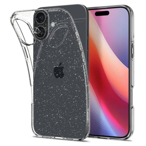 SPIGEN tok LIQUID CRYSTAL az IPHONE 16 Plus-hoz, csillogó kristály