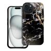 CELL F-PROTECT Mirage, katonai ütésálló tok, MagSafe kompatibilis IPHONE 15 PRO-hoz, fekete márvány