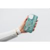 CELL F-PROTECT Mirage, katonai csepptesztelt tok kompatibilis a MagSafe-csel az IPHONE 15 PRO-hoz, zöld márvány