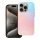 CELL F-PROTECT Mirage, katonai szintű ejtésálló tok, kompatibilis a MagSafe-dal IPHONE 15 PRO készülékhez, rózsaszín kék